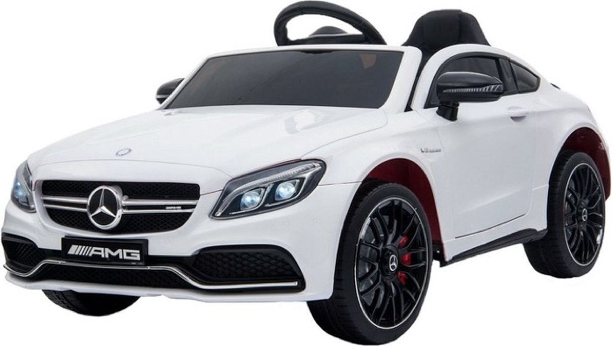 Mercedes C63 AMG,  FULL OPTIONS, 12 volt Kinder Accu Auto | Elektrische Kinderauto | Met afstandsbediening | Kinderauto voor 1 tot 6 jaar